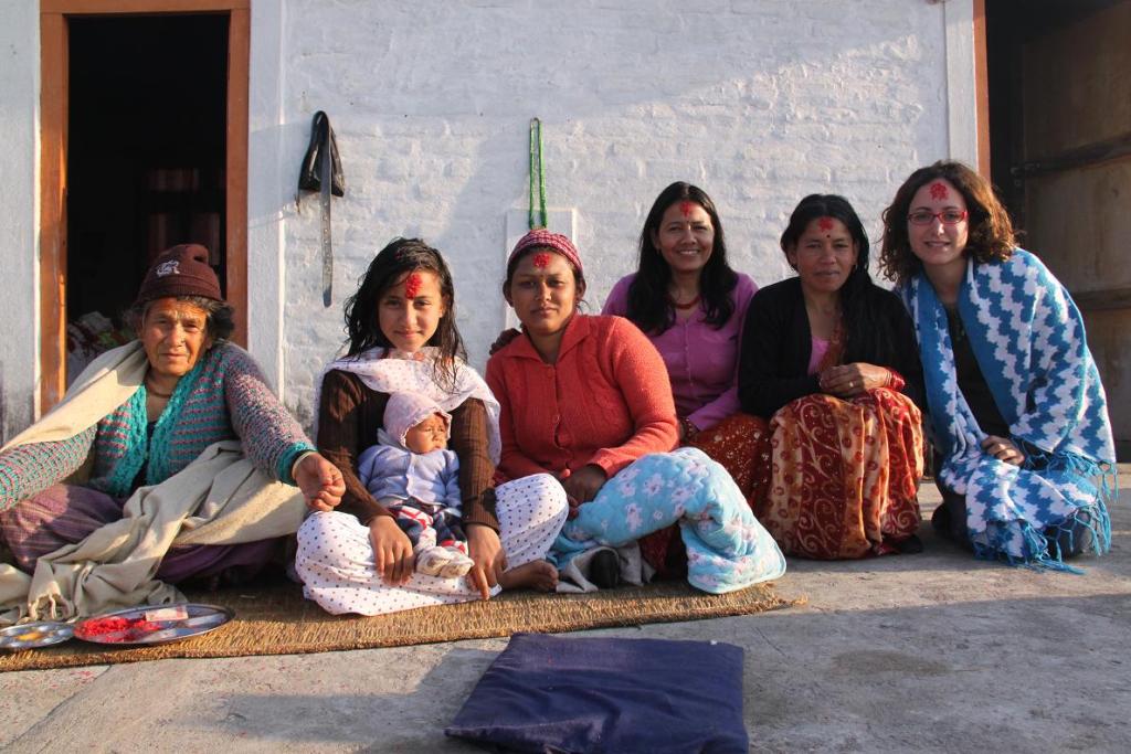 AFID volunteer on gap year in Nepal